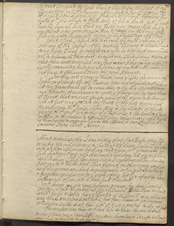Thornton's account of the incident with the chick.