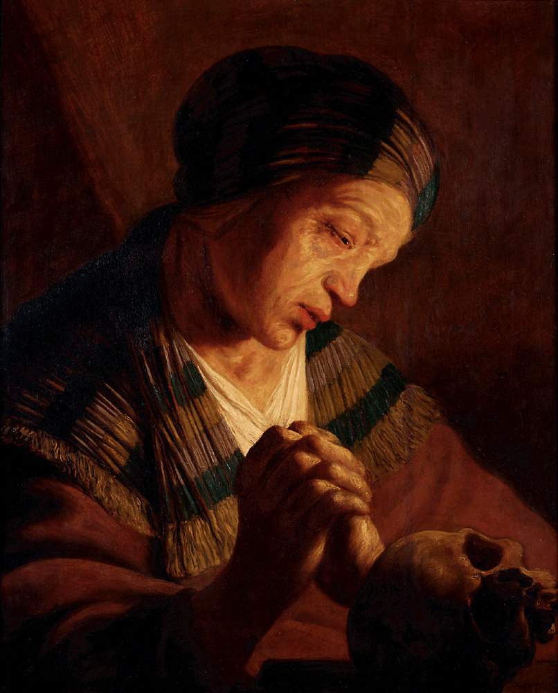 Magdalena in Meditation by Jan Lievens. 17th Century.