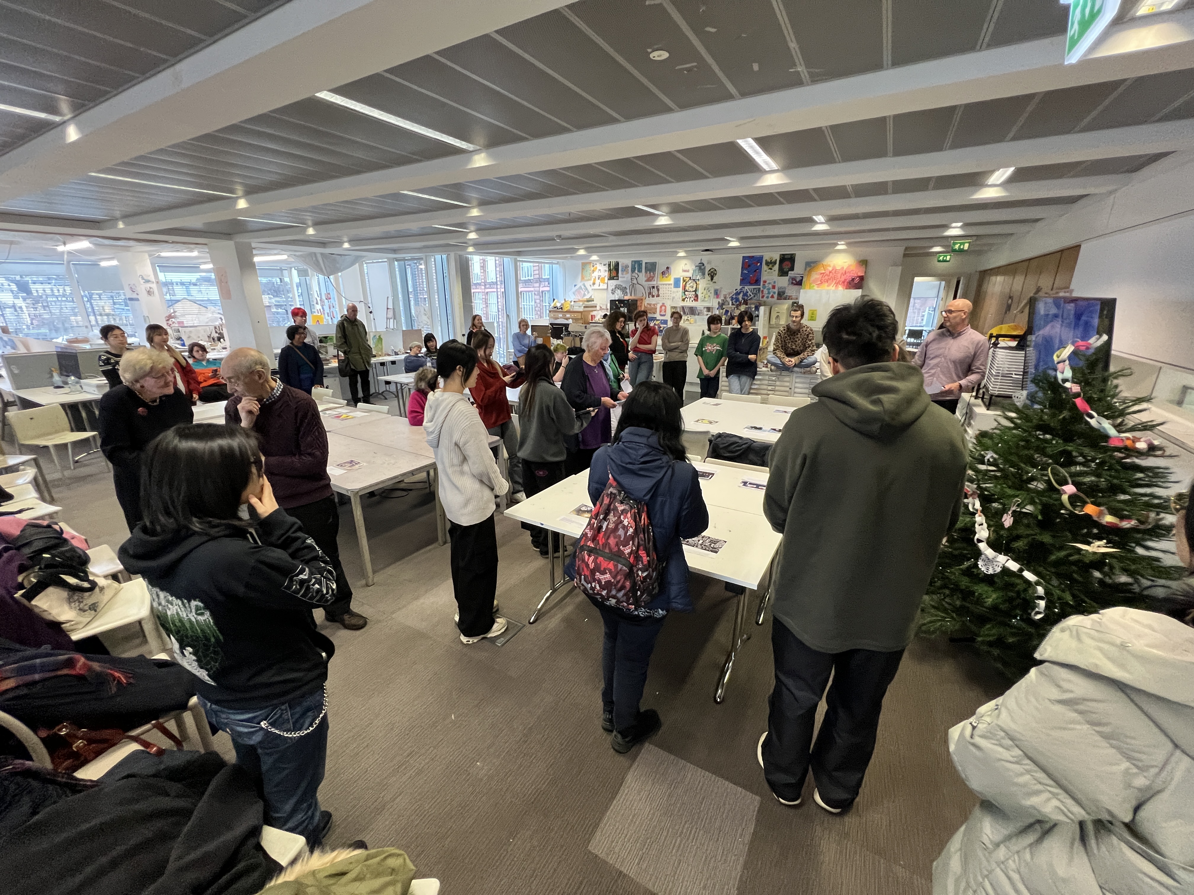 Writers and Illustrators meet to share work on 'Deliverances from Death', November 2023